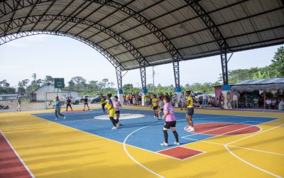 La Alcaldía inaugura espacio deportivo en sector Dos Ríos