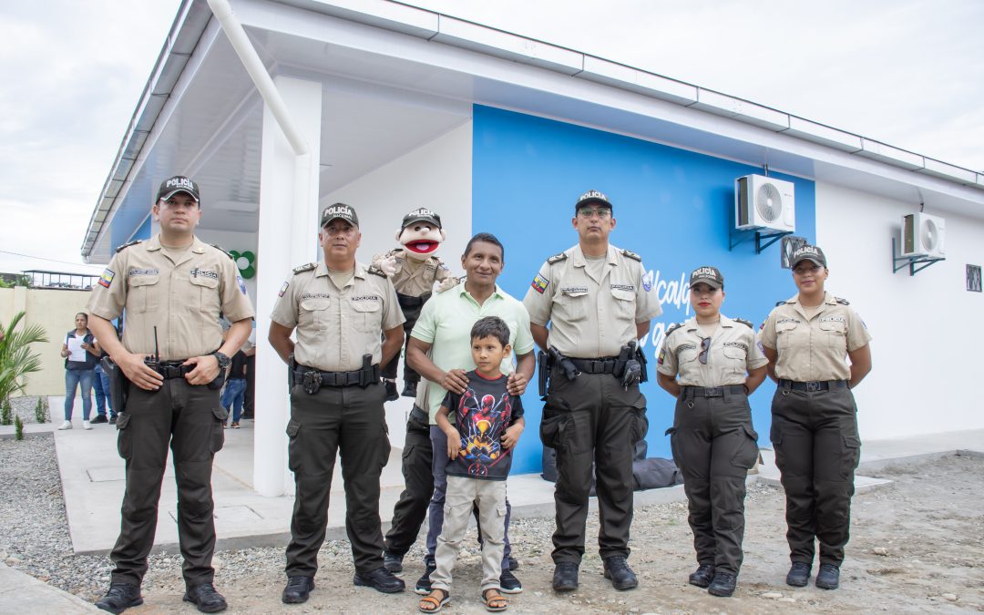 Alcaldía entrega punto seguro a la Policía Nacional